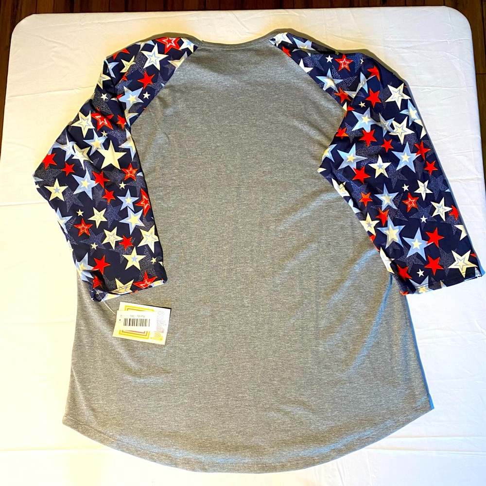 LulaRoe top. 3XL  baseball style NWT - Picture 3 of 3